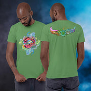 JOAN SEED Shirts & Tops Cannabis Airlines Men's Essential Fit Crew Neck T-Shirt